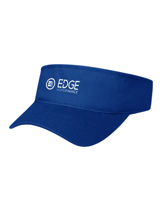 Royal Cap Visor w/Edge Home Finance Logo