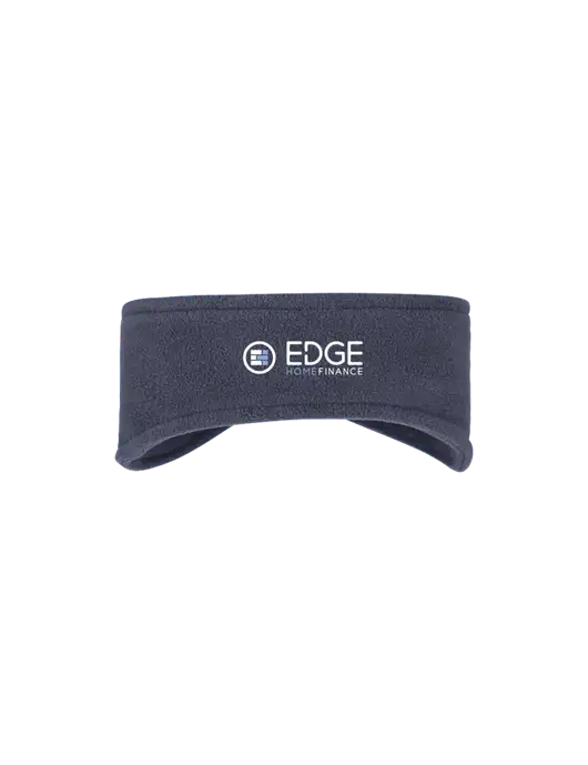 Navy Stretch Fleece Headband w/Edge Home Finance Logo