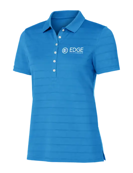 Callaway Womens Royal Blue Ventilated Polo w/Edge Home Finance Logo