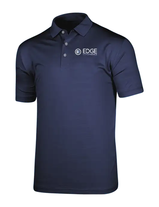 Callaway Vibrant Navy Ventilated Polo w/Edge Home Finance Logo