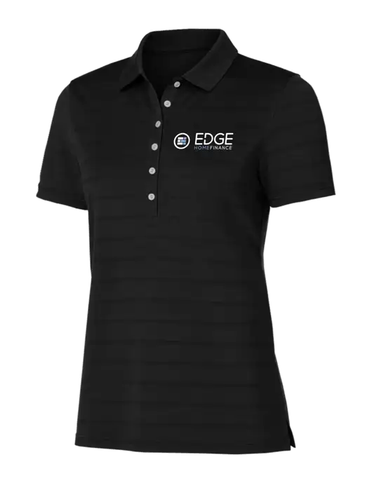 Callaway Womens Black Ventilated Polo w/Edge Home Finance Logo