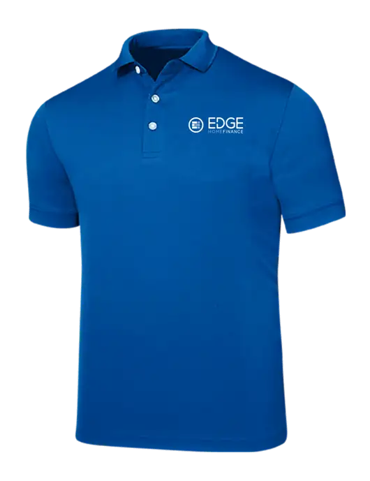 Callaway Ottoman Royal Blue Polo w/Edge Home Finance Logo