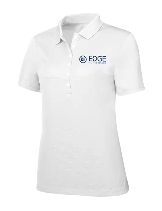 Callaway Womens Ottoman Bright White Polo w/Edge Home Finance Logo