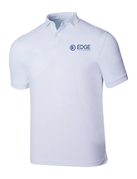 Callaway Ottoman Bright White Polo w/Edge Home Finance Logo