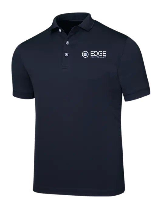 Callaway Ottoman Navy Polo w/Edge Home Finance Logo