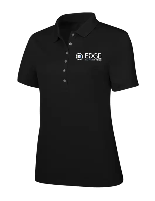 Callaway Womens Ottoman Black Polo w/Edge Home Finance Logo