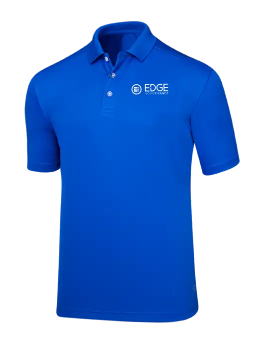 Callaway Core Royal Blue Performance Polo w/Edge Home Finance Logo