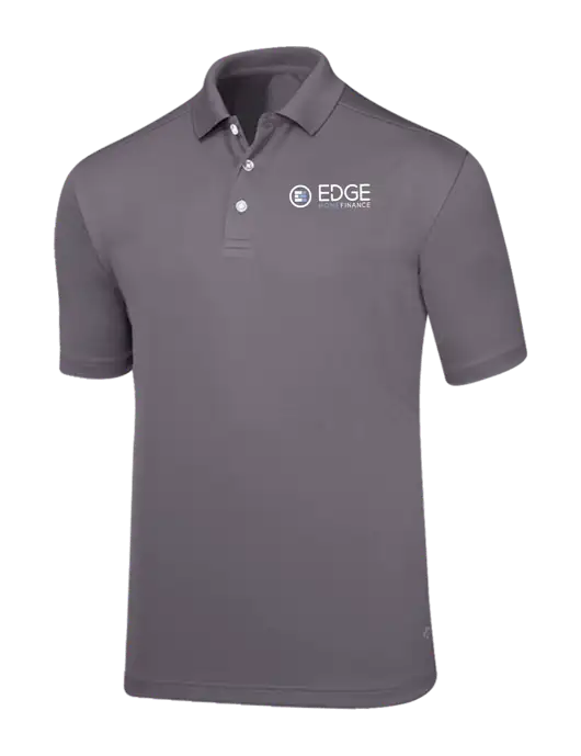 Callaway Core Medium Grey Performance Polo w/Edge Home Finance Logo