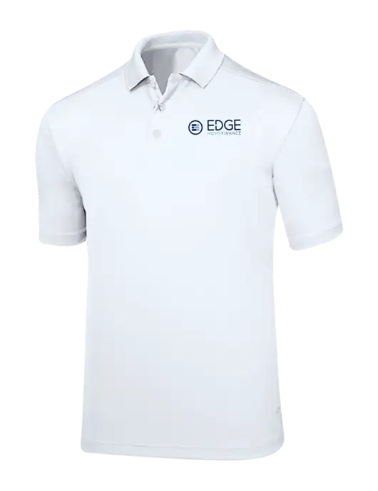 Callaway Core Bright White Performance Polo w/Edge Home Finance Logo