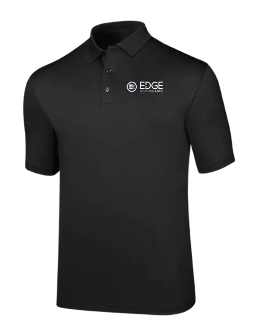 Callaway Opti-Dri Black Chev Polo w/Edge Home Finance Logo