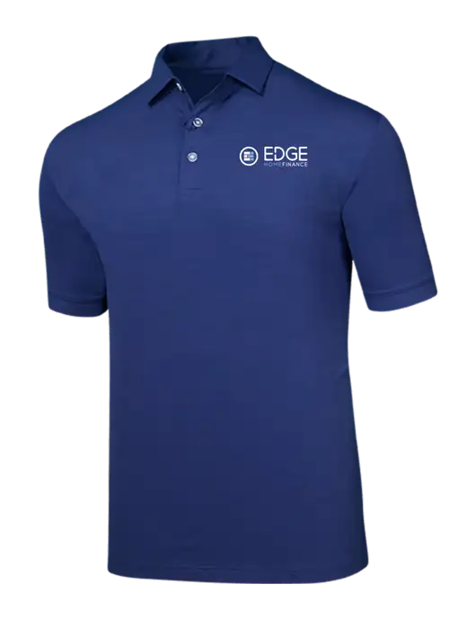 Callaway Navy Fashion Tonal Polo w/Edge Home Finance Logo