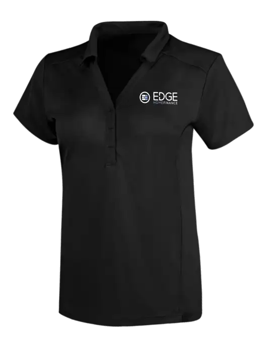 OGIO Blacktop Womens Framework Polo w/Edge Home Finance Logo