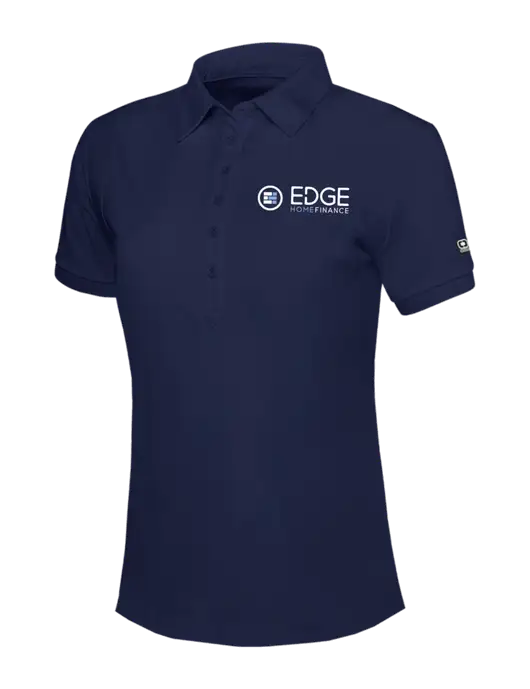 OGIO Womens Navy Jewel Polo w/Edge Home Finance Logo