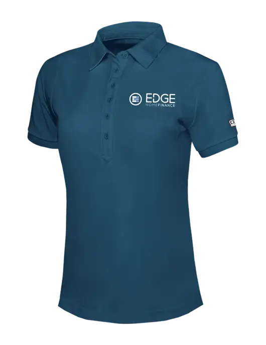 OGIO Womens Light Navy Jewel Polo w/Edge Home Finance Logo