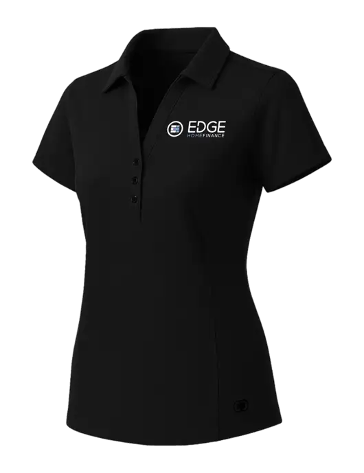 OGIO Womens Blacktop ONYX Polo w/Edge Home Finance Logo