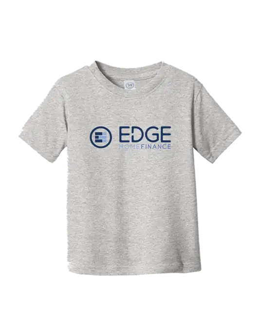 Rabbit Skins Light Grey Heather Toddler Fine Jersey Tee w/Edge Home Finance Logo
