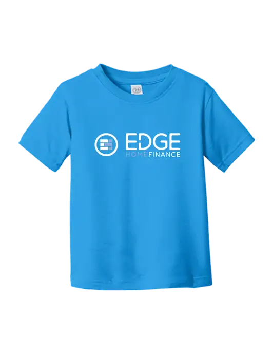 Rabbit Skins Cobalt Toddler Fine Jersey Tee w/Edge Home Finance Logo