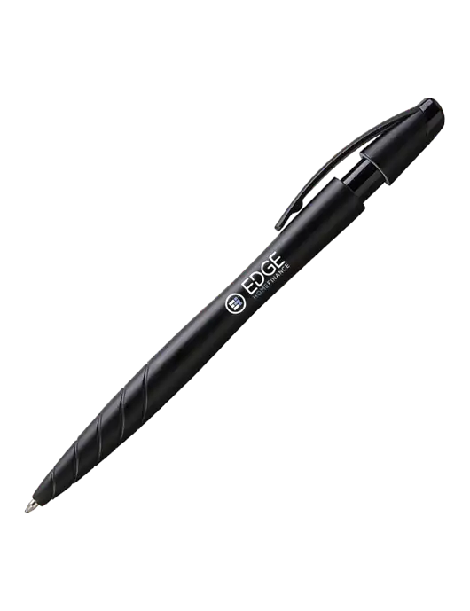 Awali Black Metallic Pen - Black Ink w/Edge Home Finance Logo