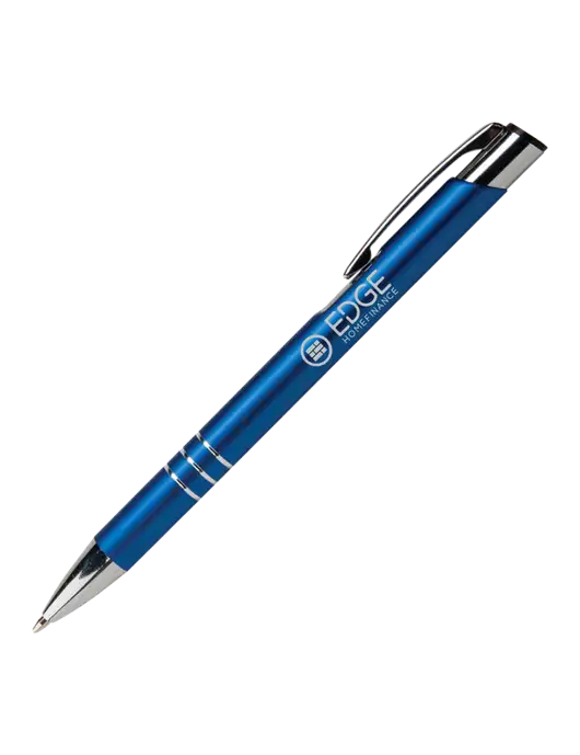 Laurent Blue Pen - Black Ink w/Edge Home Finance Logo