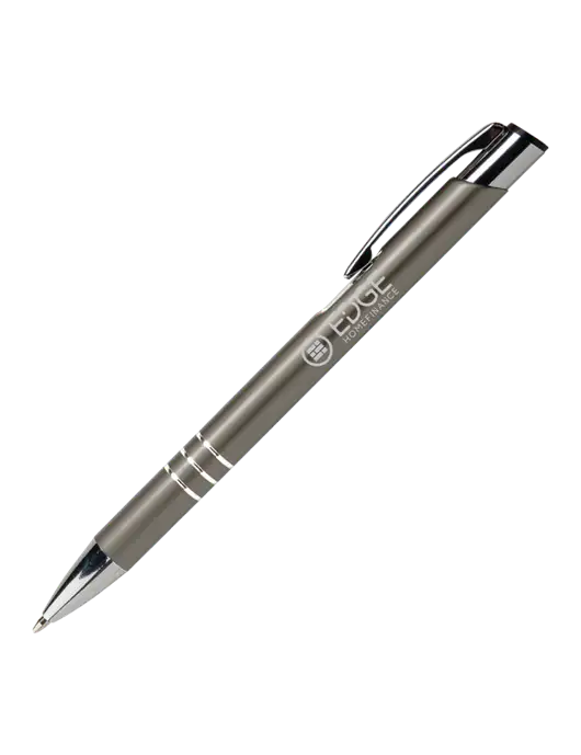 Laurent Gunmetal Pen - Black Ink w/Edge Home Finance Logo