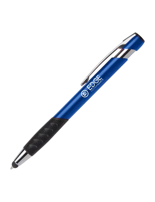Alize Blue Stylus Black Ink Pen w/Edge Home Finance Logo