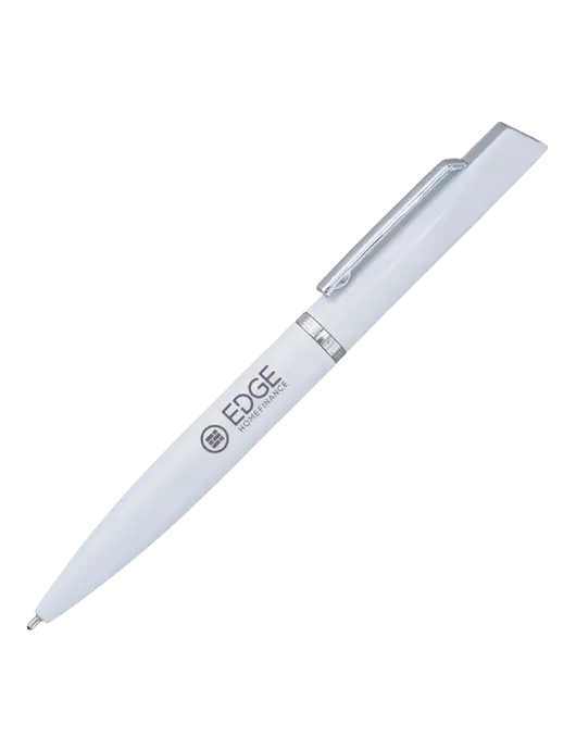 Santos White Pen - Black Ink w/Edge Home Finance Logo