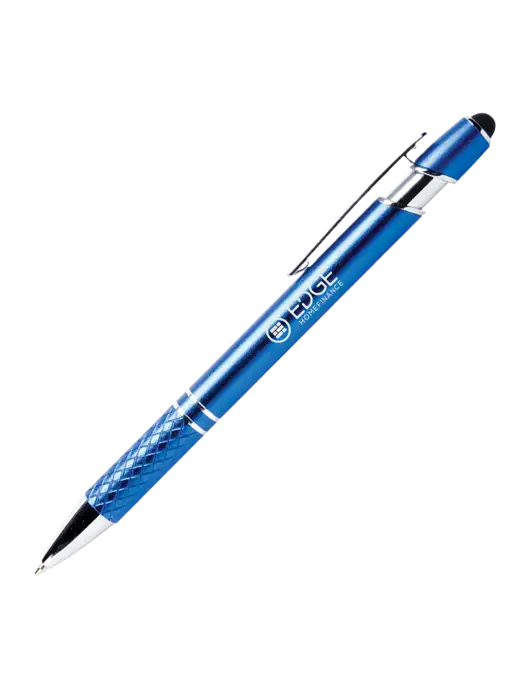 Valencia Blue Stylus Pen - Black Ink w/Edge Home Finance Logo