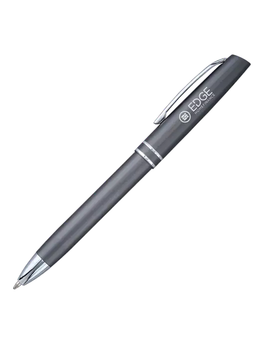 Gunmetal Anguilla Black Ink Pen w/Edge Home Finance Logo