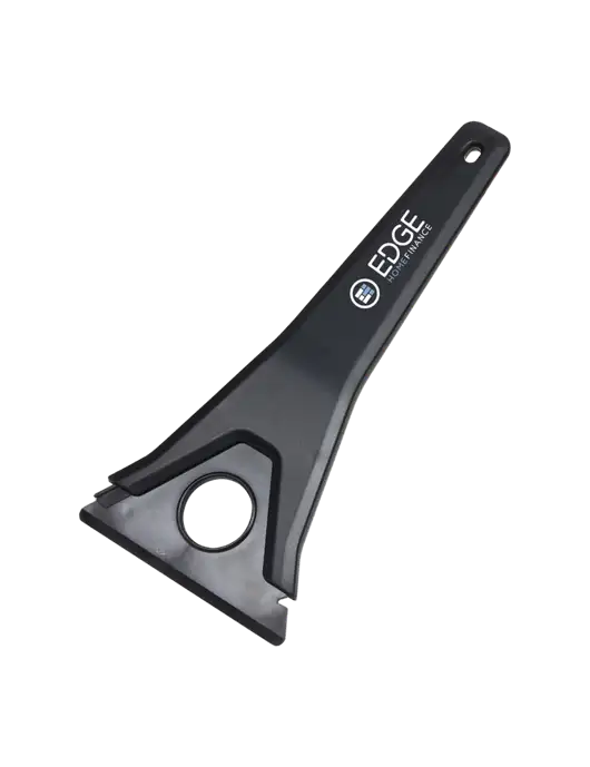 TriBlade Black Windshield Scraper w/Edge Home Finance Logo