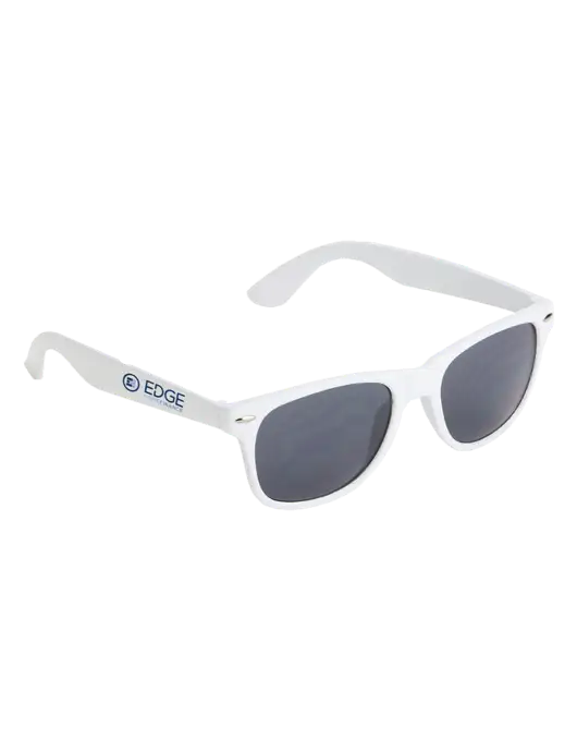 Daytona White Sunglasses w/Edge Home Finance Logo
