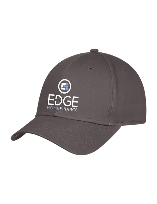 Charcoal Structured Cap Hook & Loop w/Edge Home Finance Logo