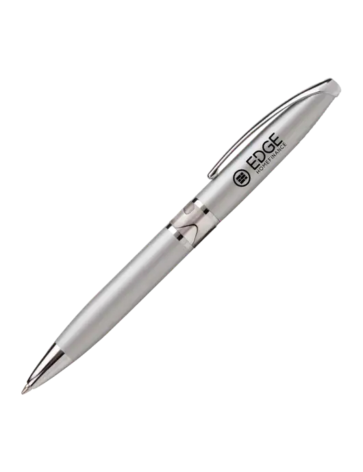 Illusion Silver Pen - Black Ink w/Edge Home Finance Logo