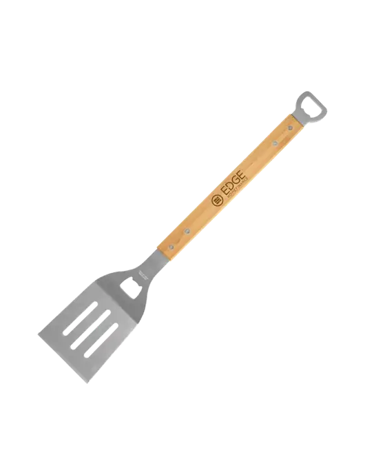 Bamboo BBQ Spatula w/Edge Home Finance Logo