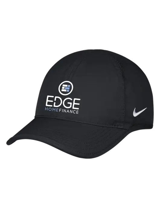 Nike Black Featherlight Cap w/Edge Home Finance Logo