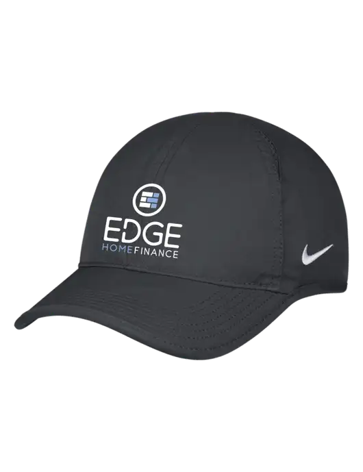 Nike Charcoal Featherlight Cap w/Edge Home Finance Logo