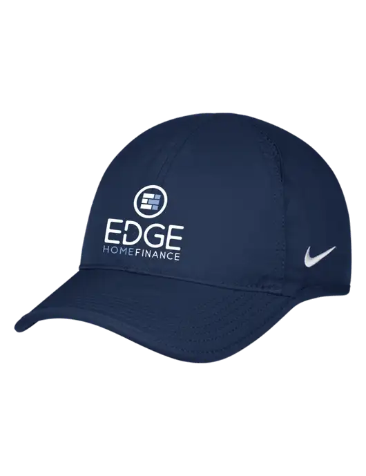 Nike Navy Featherlight Cap w/Edge Home Finance Logo