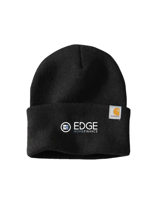 Carhartt Black Watch Cap 2.0 w/Edge Home Finance Logo