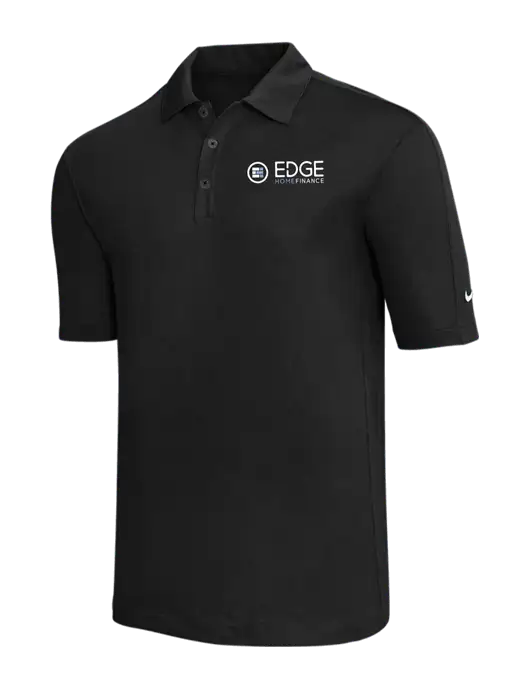 Nike Black Tech Sport Dri-FIT Polo w/Edge Home Finance Logo