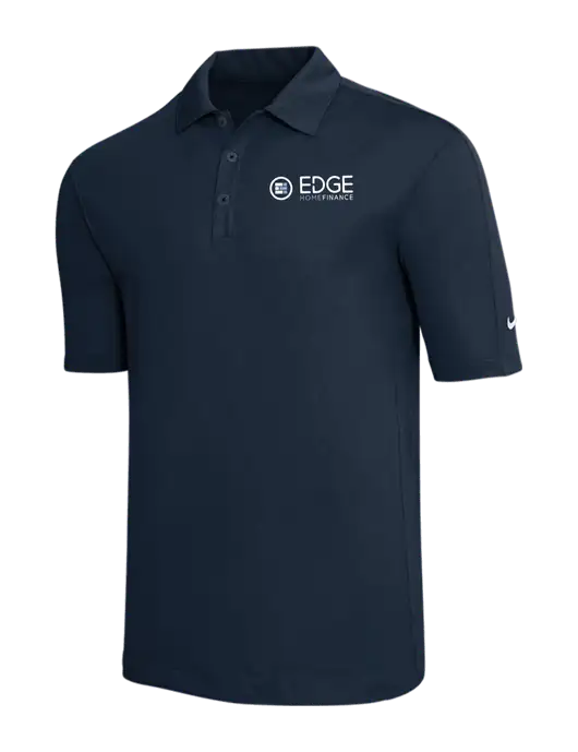 Nike Navy Tech Sport Dri-FIT Polo w/Edge Home Finance Logo