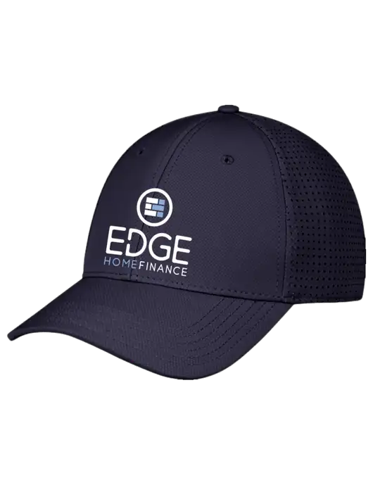 Navy Performance Stretchable Cap Hook & Loop w/Edge Home Finance Logo
