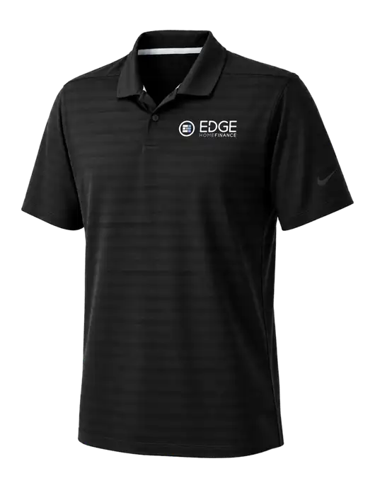 Nike Black Dri-FIT Vapor Jacquard Polo w/Edge Home Finance Logo