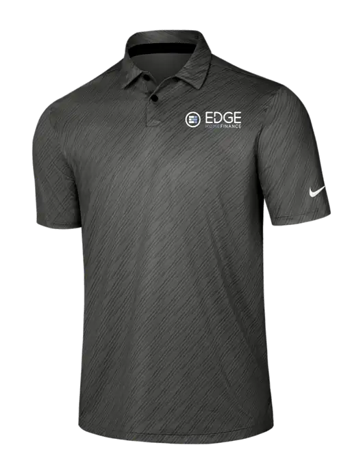 Nike Dark Grey Vapor Dash Polo w/Edge Home Finance Logo