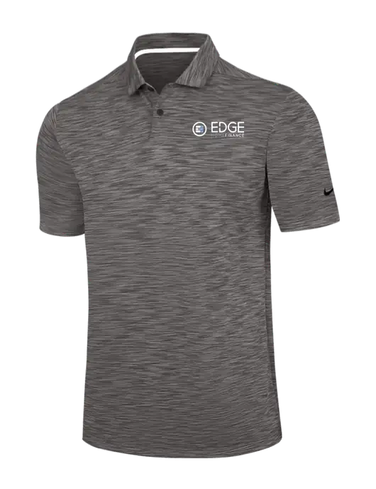 Nike Dark Grey Dri-FIT Vapor Space Dyed Polo w/Edge Home Finance Logo