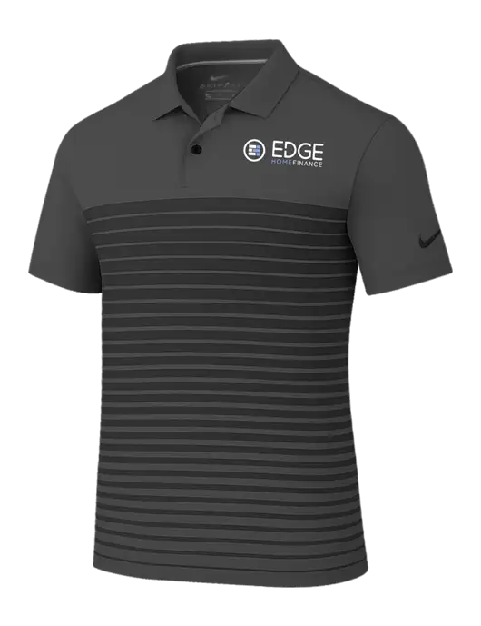 Nike Dark Grey Dri-FIT Vapor Block Polo w/Edge Home Finance Logo