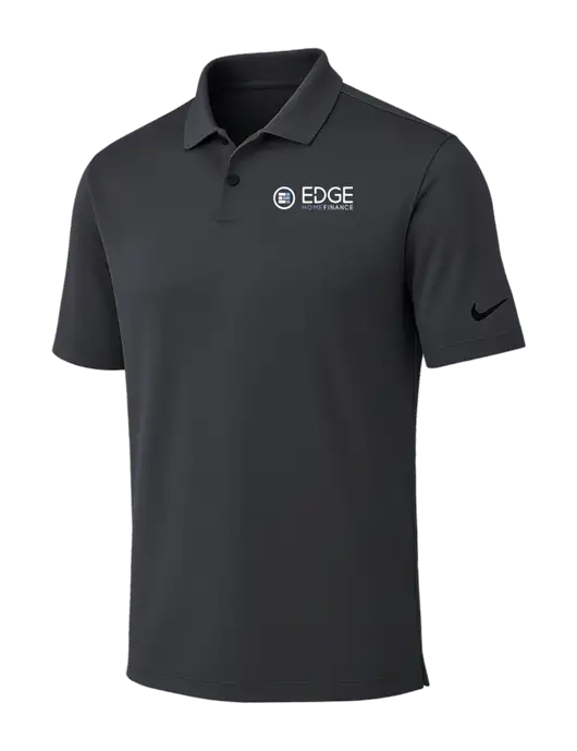 Nike Dark Grey Dri-FIT Vapor Polo w/Edge Home Finance Logo