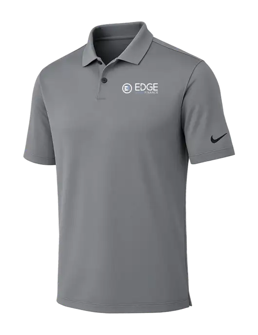 Nike Medium Grey Dri-FIT Vapor Polo w/Edge Home Finance Logo