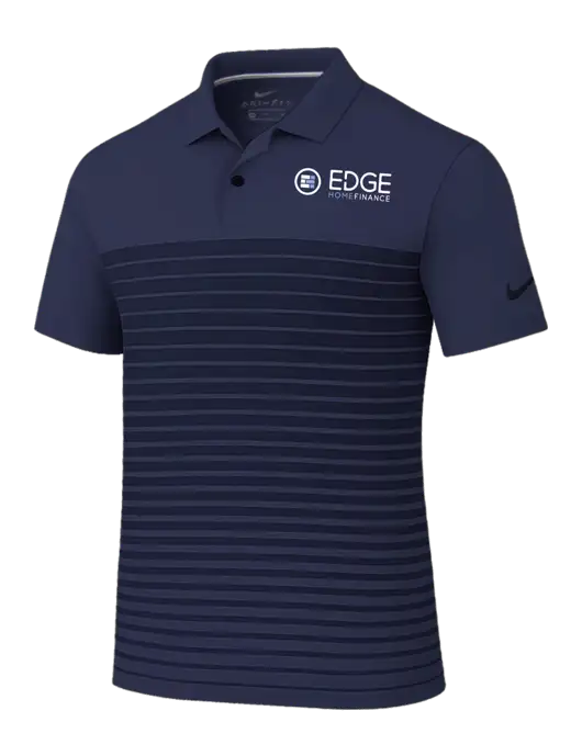 Nike Navy Dri-FIT Vapor Block Polo w/Edge Home Finance Logo