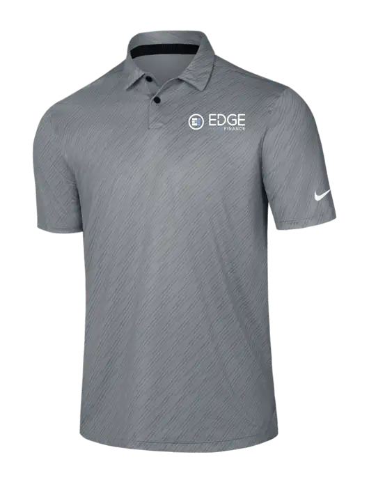 Nike Medium Grey Vapor Dash Polo w/Edge Home Finance Logo