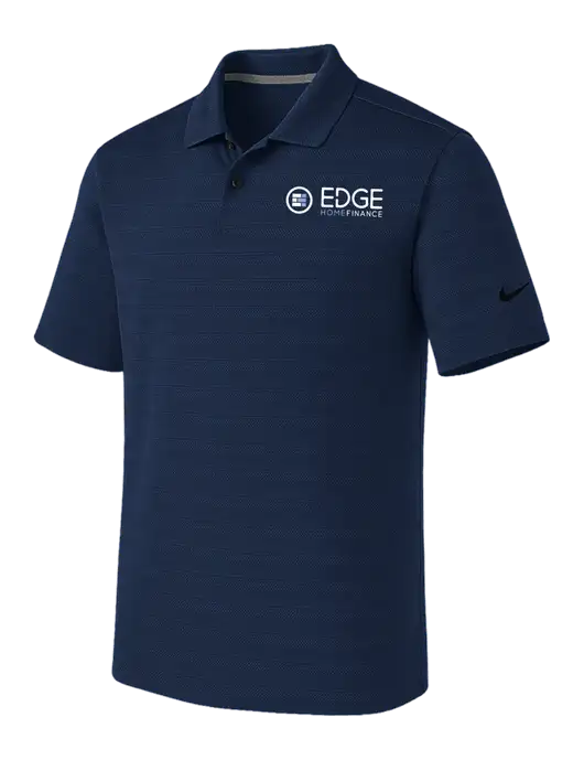 Nike Navy Dri-FIT Vapor Jacquard Polo w/Edge Home Finance Logo