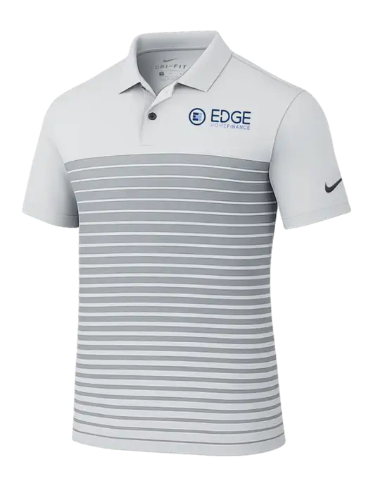 Nike Light Grey Dri-FIT Vapor Block Polo w/Edge Home Finance Logo